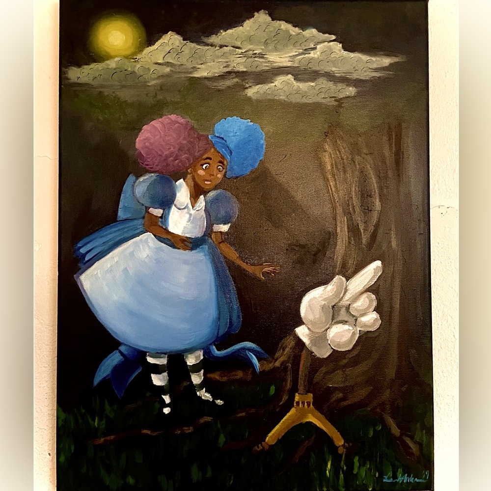 18”x24” Cotton Canvas Oil Painting circa 2019